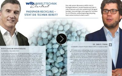 wlb - magazine: pyreg bezieht steel - lung zur p-recycling-technik